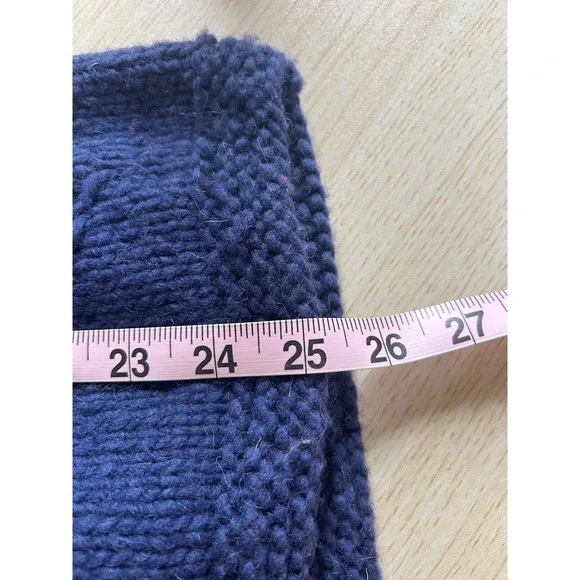 Woolies Vintage American Flag Knit Full Zip Cardigan Sweater Made in Ecuador - Picture 11 of 12